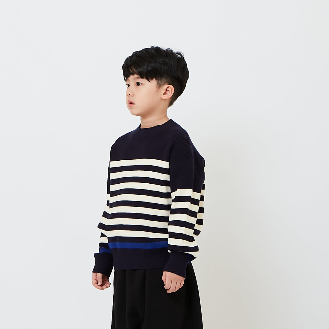 Kids Oversized Stripes Sweater - SK2610054