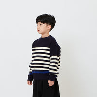 Kids Oversized Stripes Sweater - SK2610054
