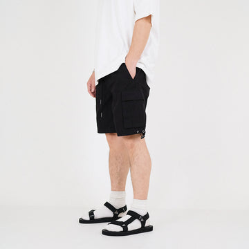 Men Cargo Shorts
 - Black - SM2303014D