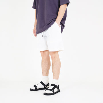 Men Nylon Shorts - Off White - SM2303064A