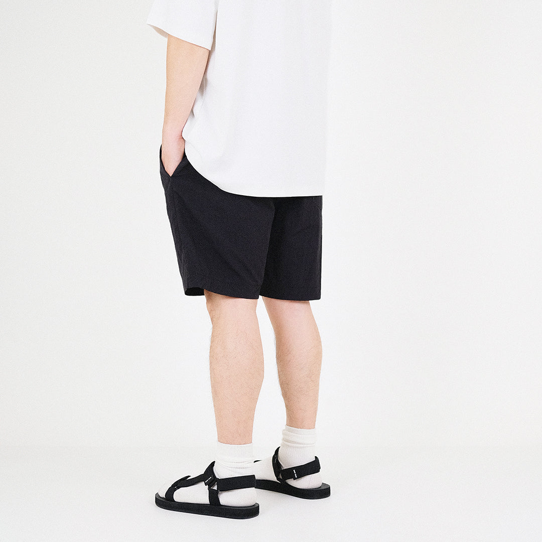 Men Nylon Shorts - Black - SM2303064D