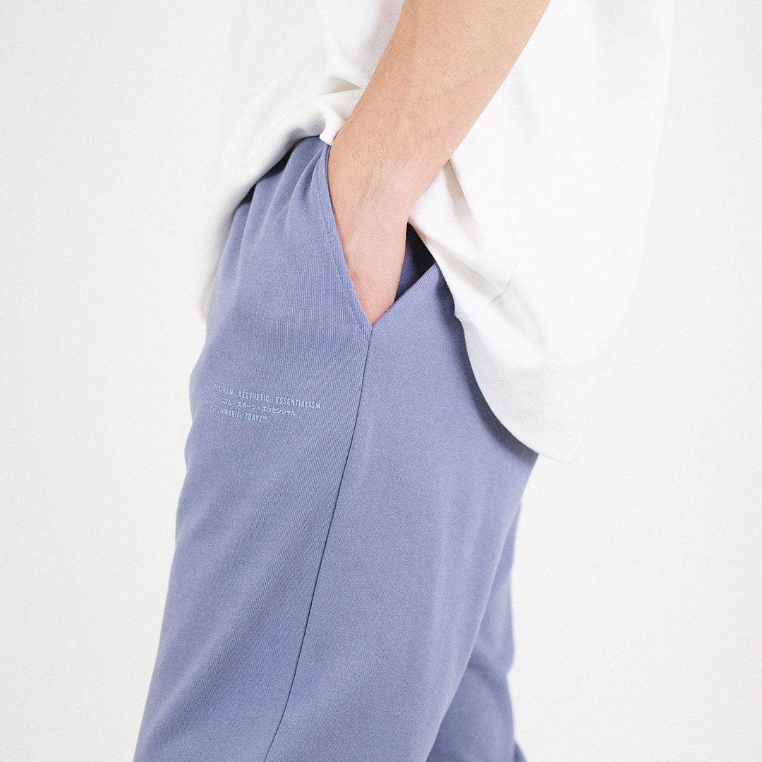 Men Printed Sweatpants - Blue - SM2303068B