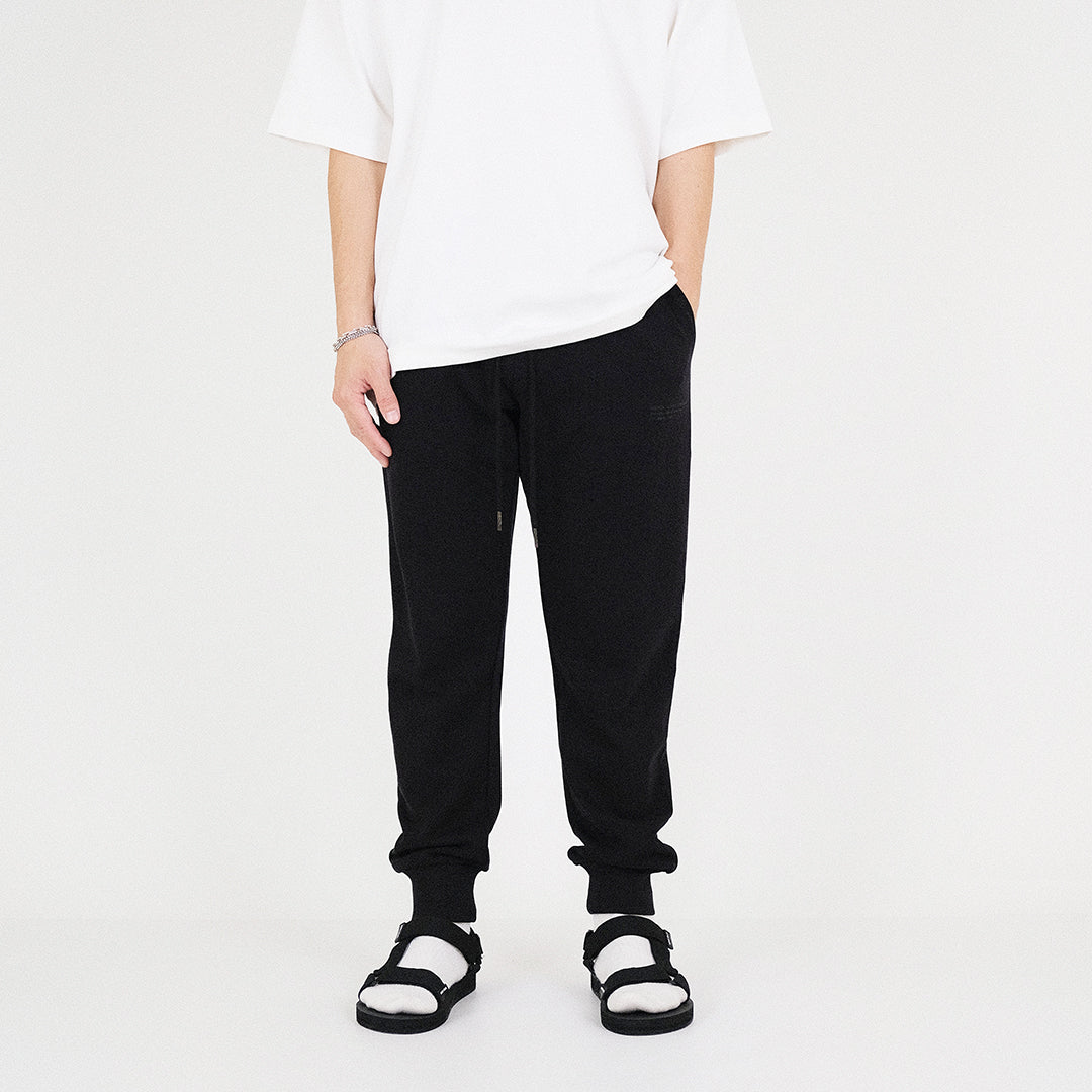 Men Printed Sweatpants - Black - SM2303068D