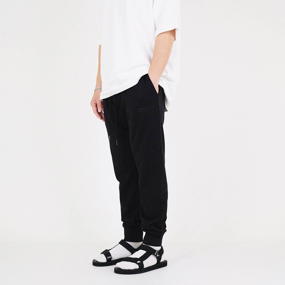 Men Printed Sweatpants - Black - SM2303068D