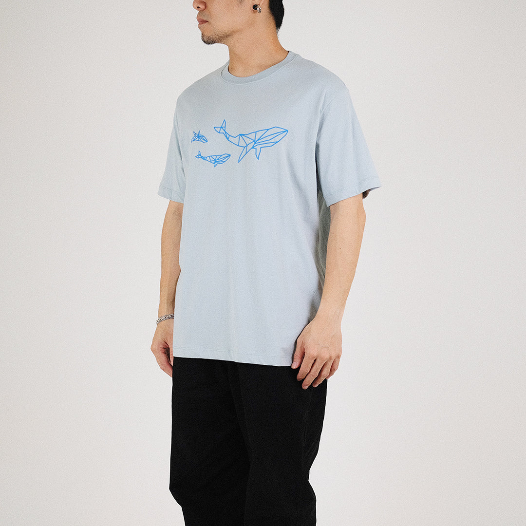 Men Graphic Tee - Sage - SM2303069C