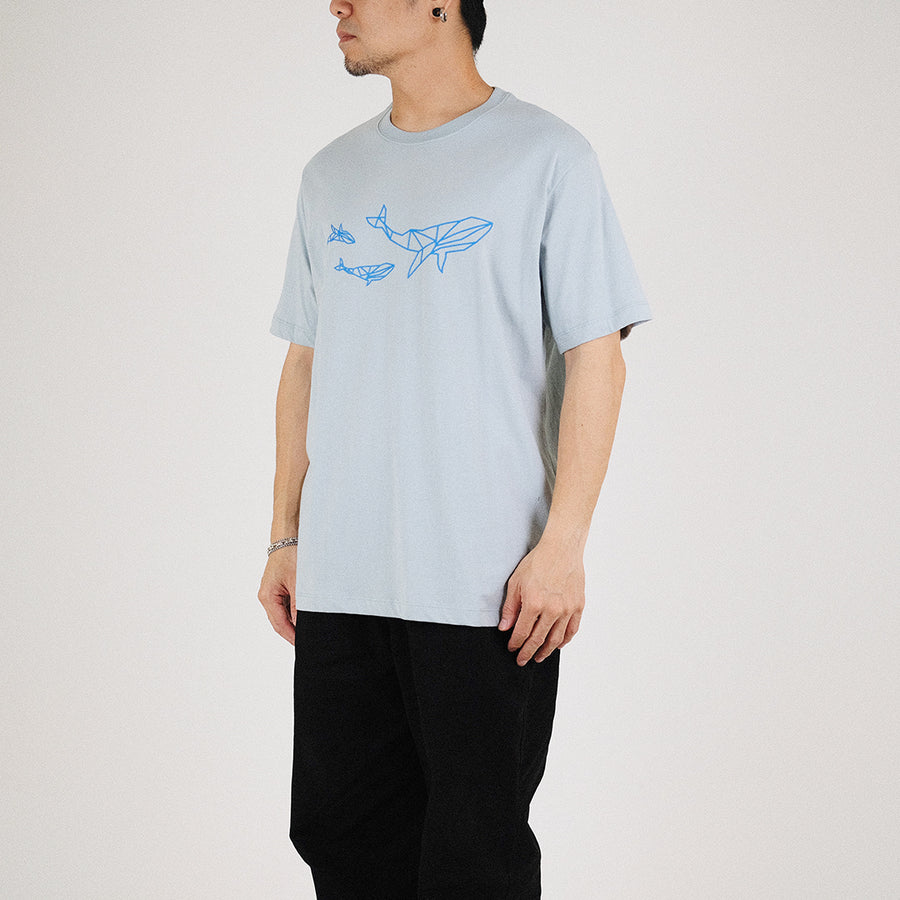 Men Graphic Tee - Sage - SM2303069C