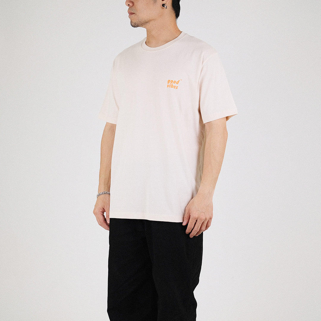 Men Graphic Tee - Ivory - SM2303070A