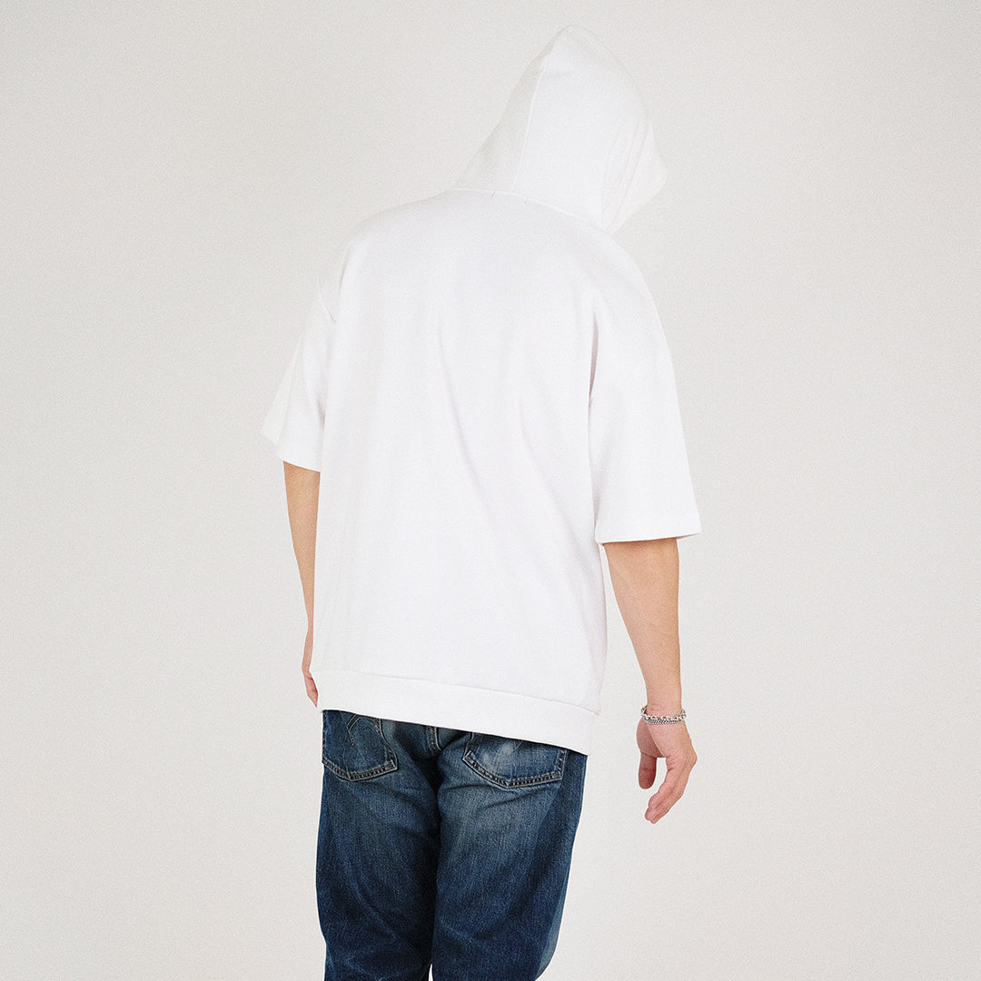 Men Oversized Hoodie - Off White - SM2305045A