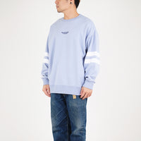 Men Printed Sweatshirt - Light Blue - SM2305047B