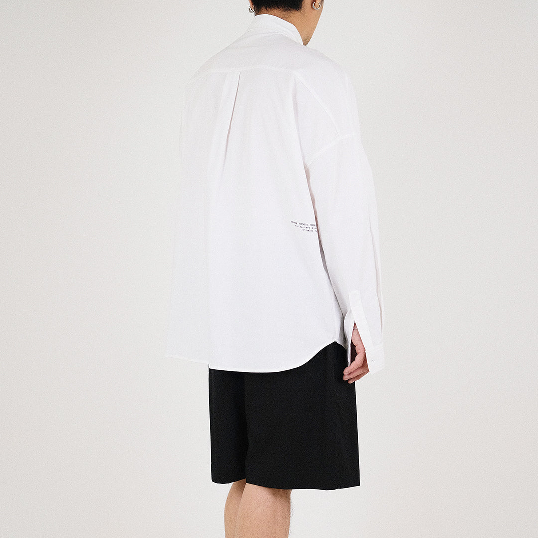 Men Oversized Shirt
 - Off White - SM2305048A