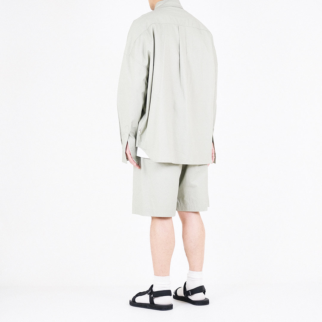 Men Oversized Shirt - Light Green - SM2305048B