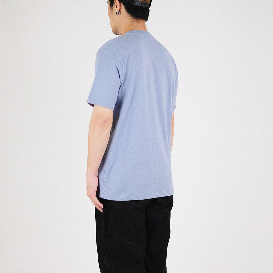 Men Graphic Tee - Dusty Blue - SM2305076E