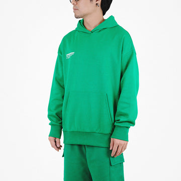Men Printed Oversized Hoodie - Green - SM2307095B