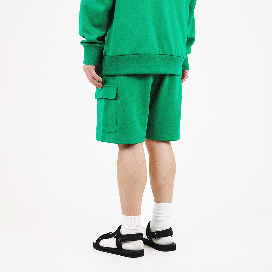 Men Cargo Shorts - Green - SM2307096B
