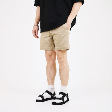Men Twill Board Shorts - Khaki - SM2307099A