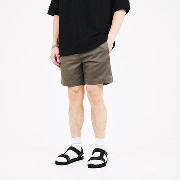 Men Twill Board Shorts - Olive - SM2307099B