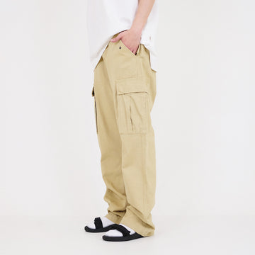 Men Twill Cargo Pants - Khaki - SM2307100A