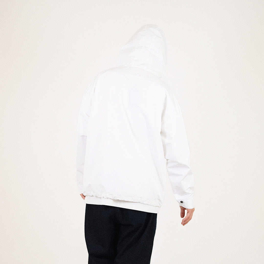 Men Patch Pocket Parka - Off White - SM2307101A