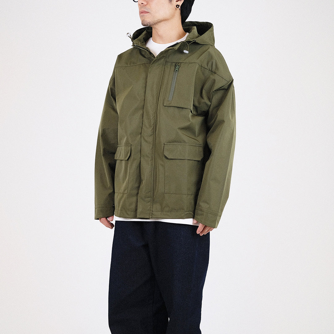 Men Patch Pocket Parka - Army Green - SM2307101B