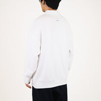 Men Oversized Polo Sweatshirt - Off White - SM2307103A