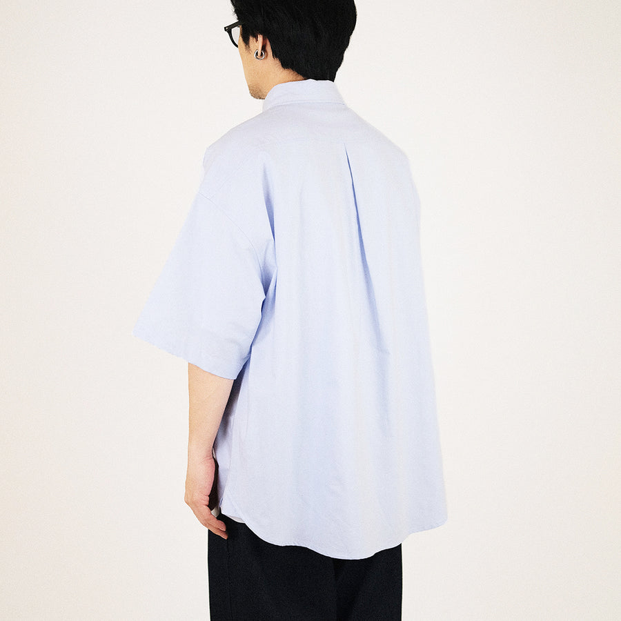 Men Oversized Shirt - Light Blue - SM2307105A