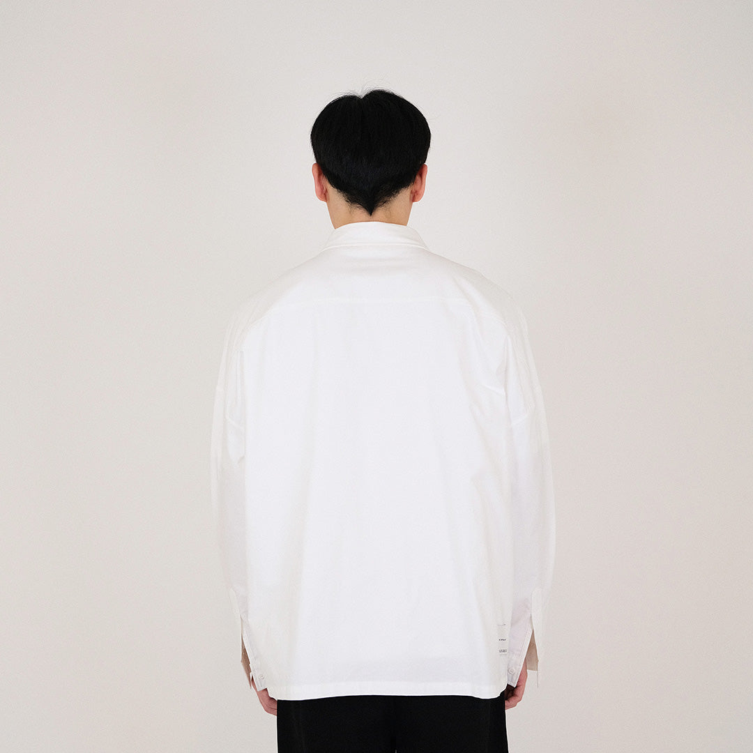 Men Oversized Shirt - Off White - SM2307106A