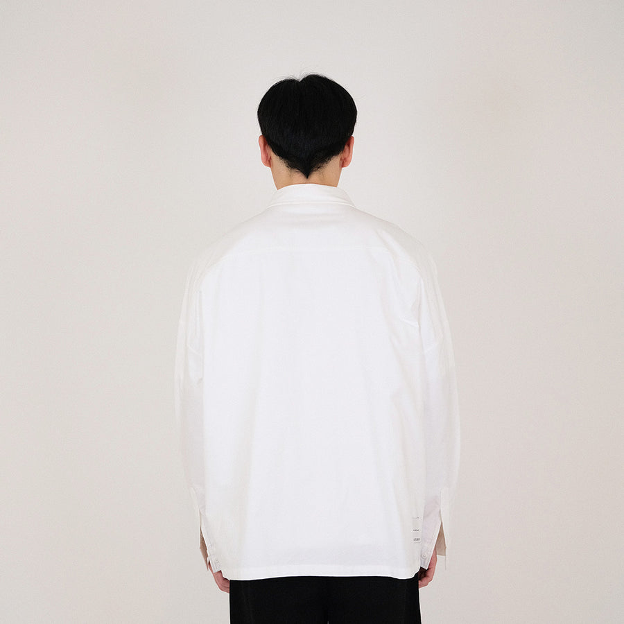Men Oversized Shirt - Off White - SM2307106A