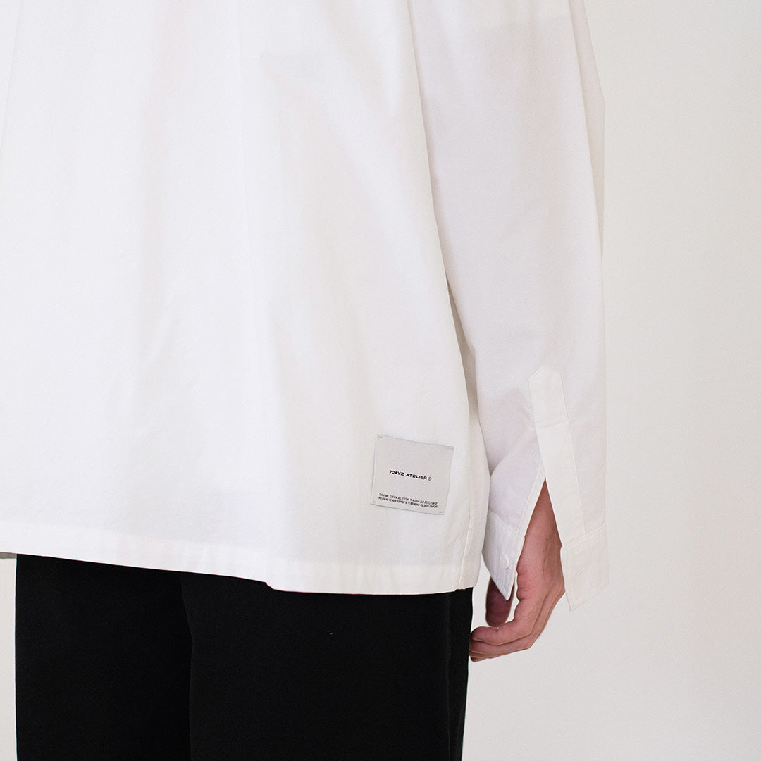 Men Oversized Shirt - Off White - SM2307106A