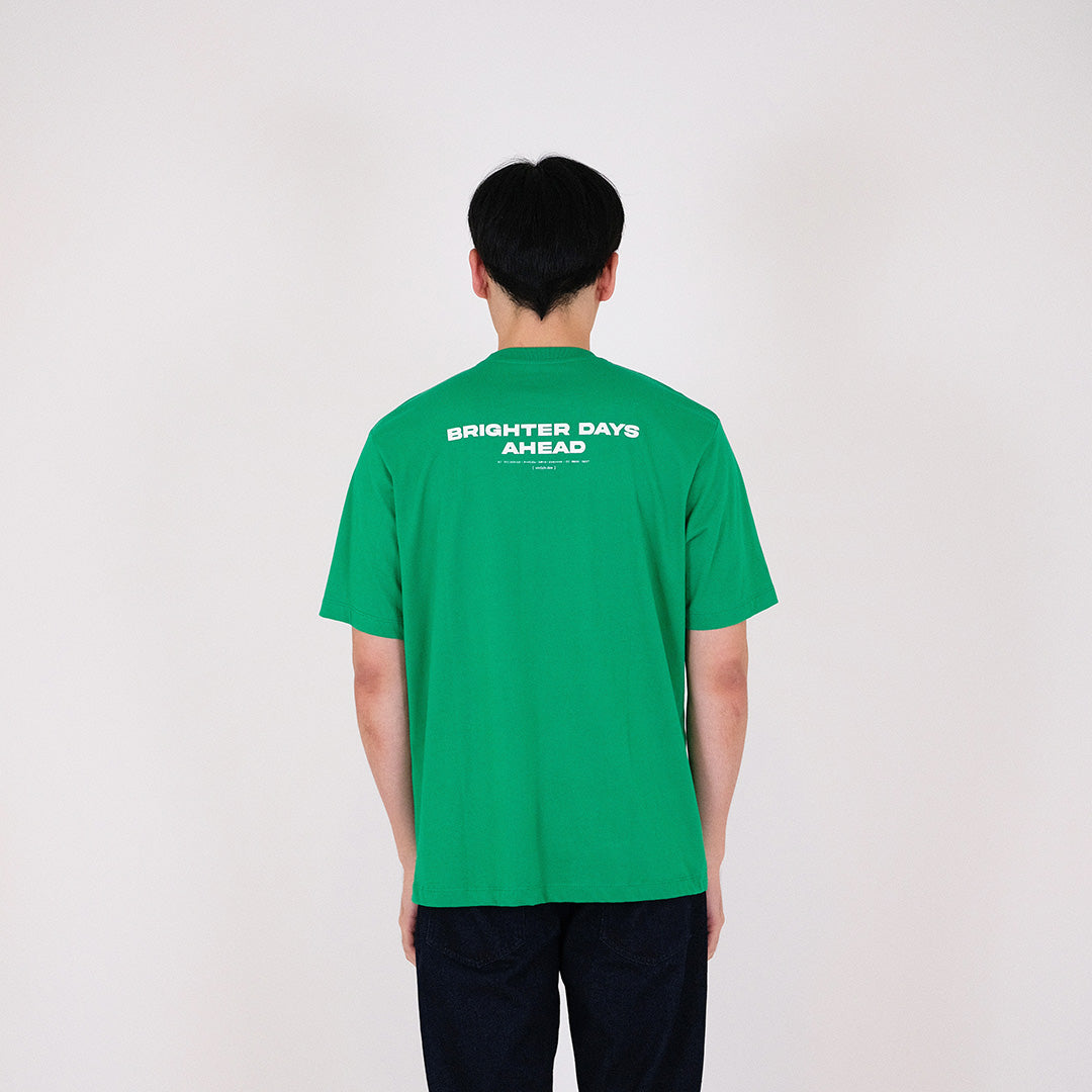 Men Graphic Tee - Green - SM2308089C