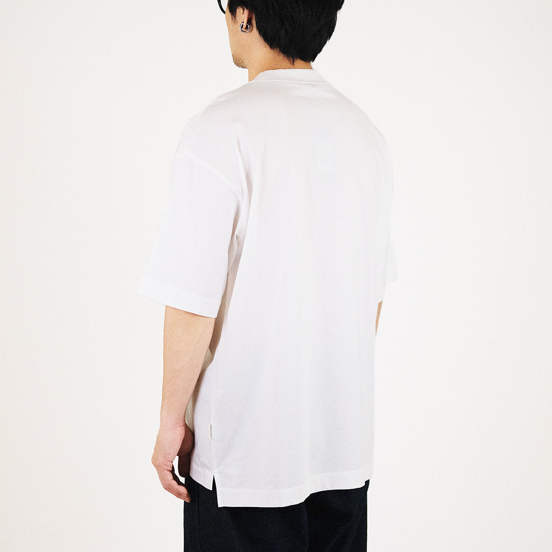 Men Oversized Pocket Tee - Off White - SM2308110A