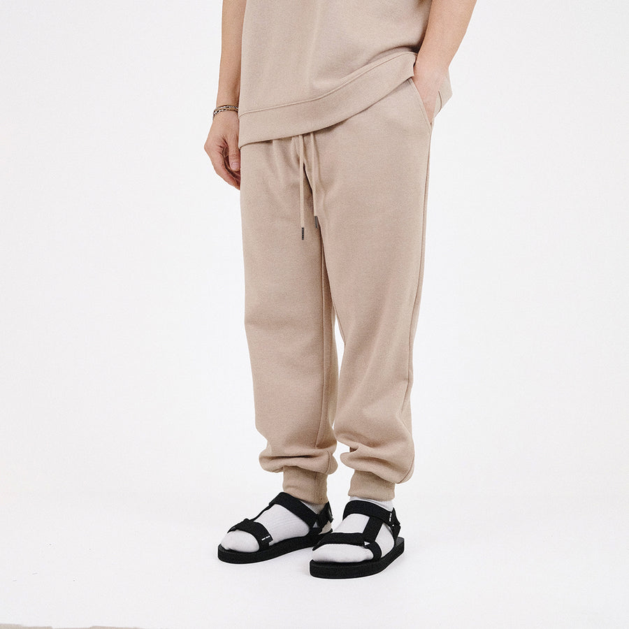 Men Slim Fit Sweatpants - Khaki - SM2308113B