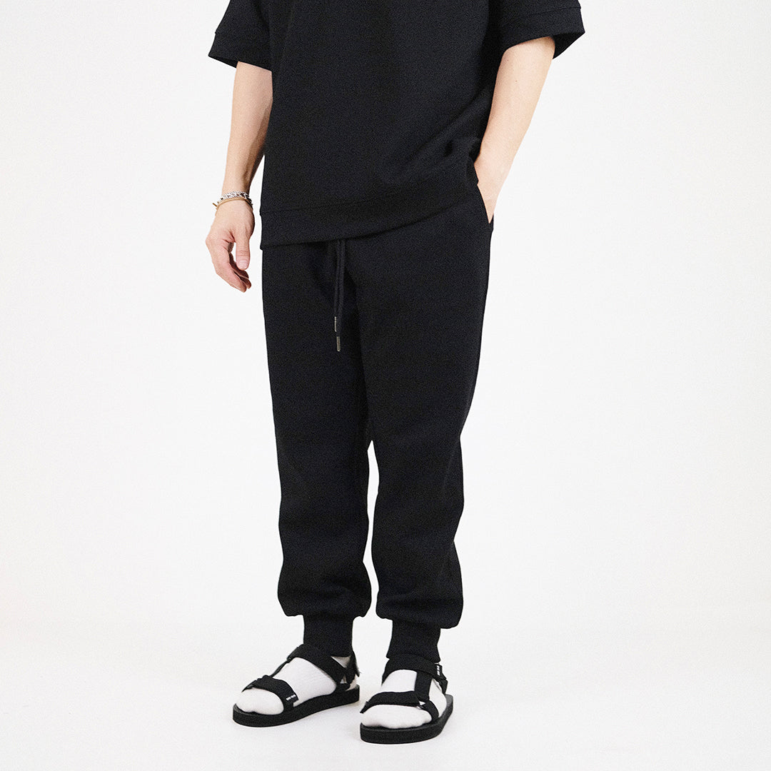 Men Slim Fit Sweatpants - Black - SM2308113D