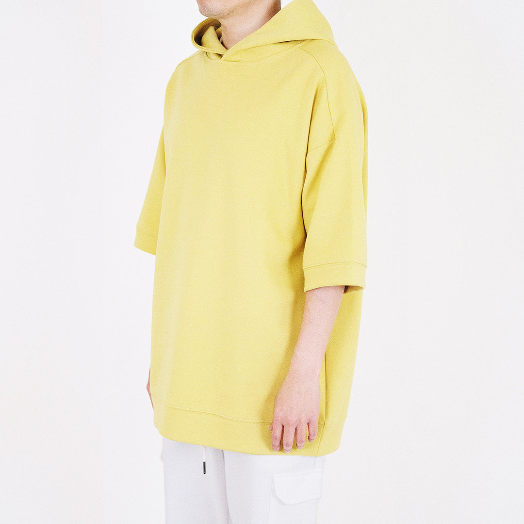 Men Oversized Hoodie - Yellow - SM2308115B