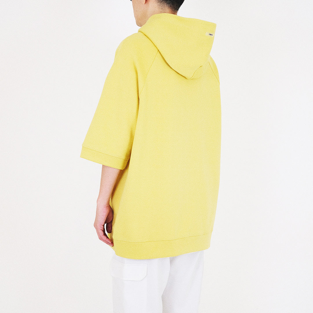 Men Oversized Hoodie - Yellow - SM2308115B