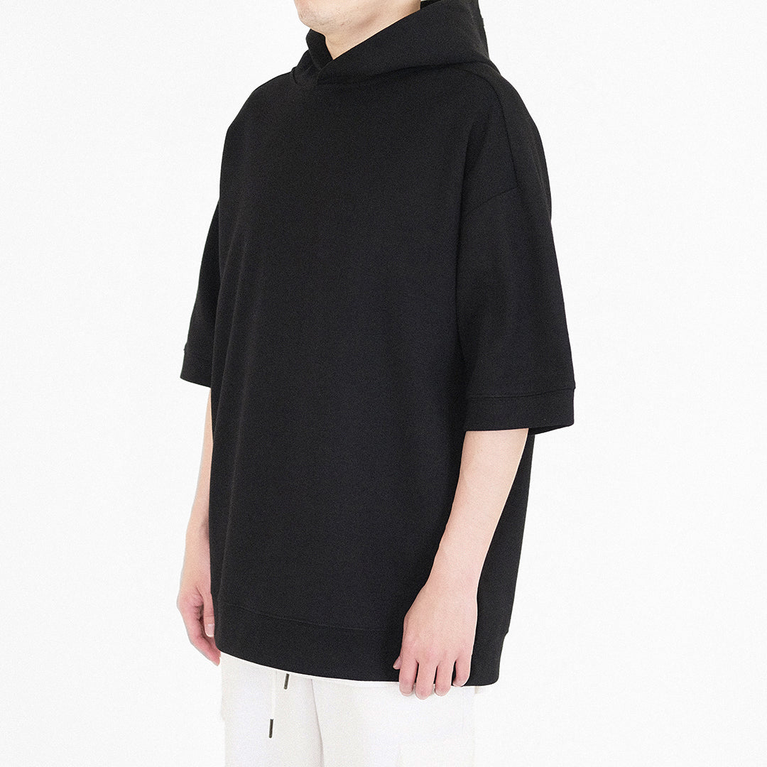 Men Oversized Hoodie - Black - SM2308115D