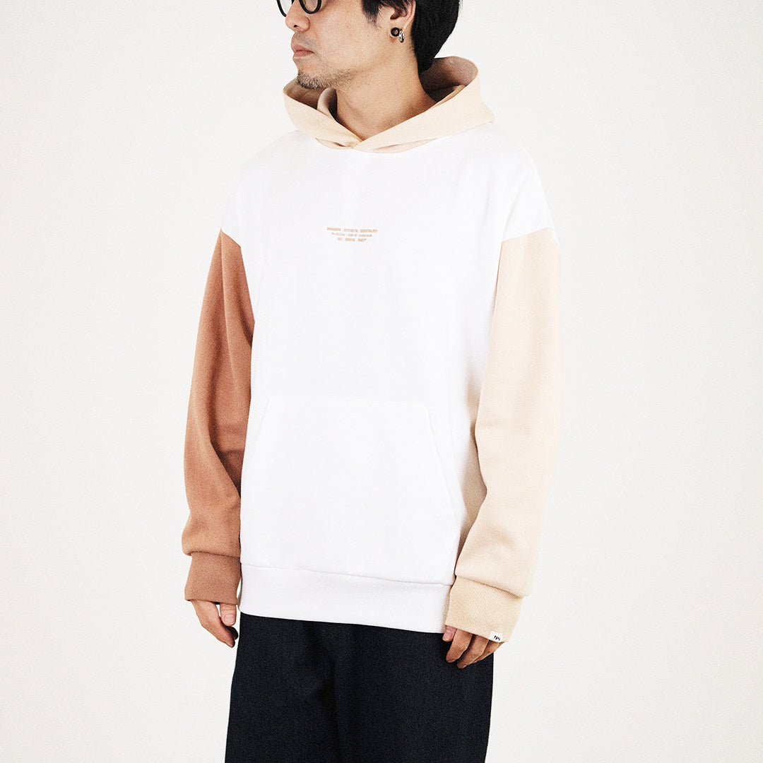 Men Printed Oversized Hoodie - Brown - SM2308116A