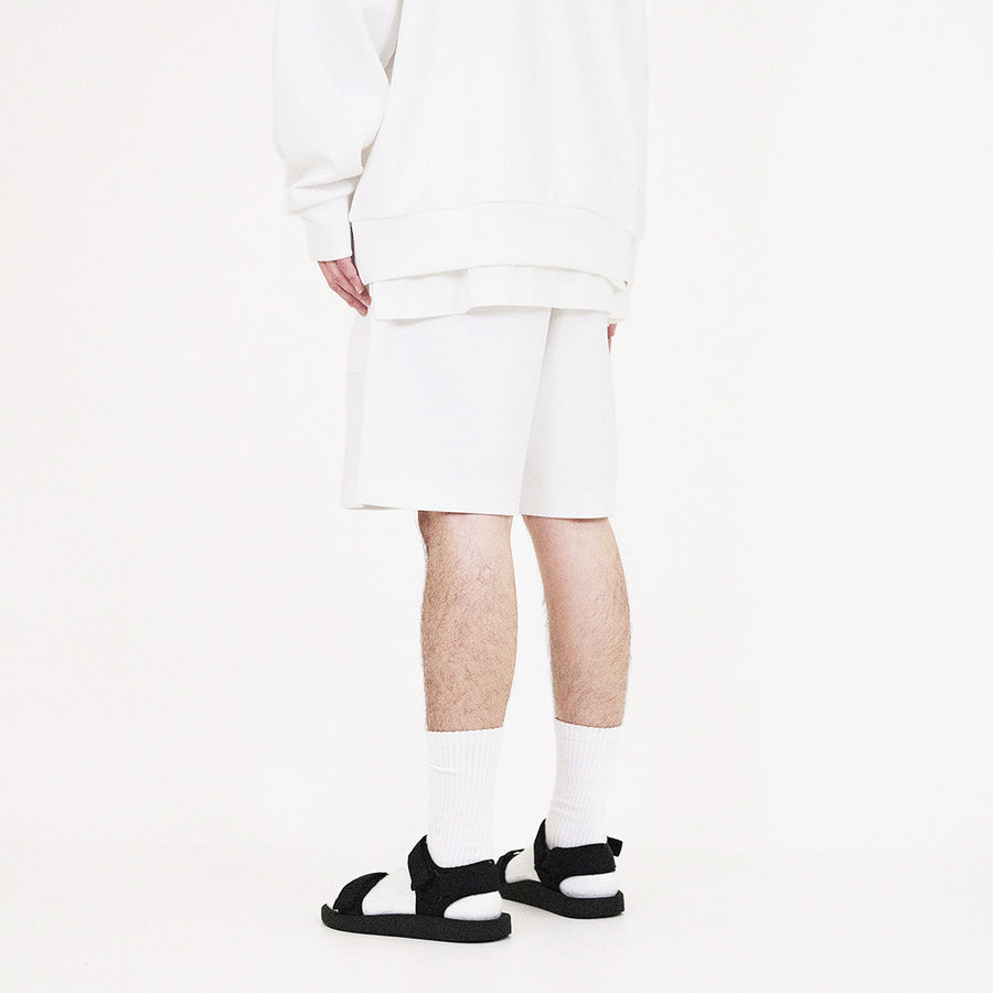 Men Sweat-Shorts - Off White - SM2308118A