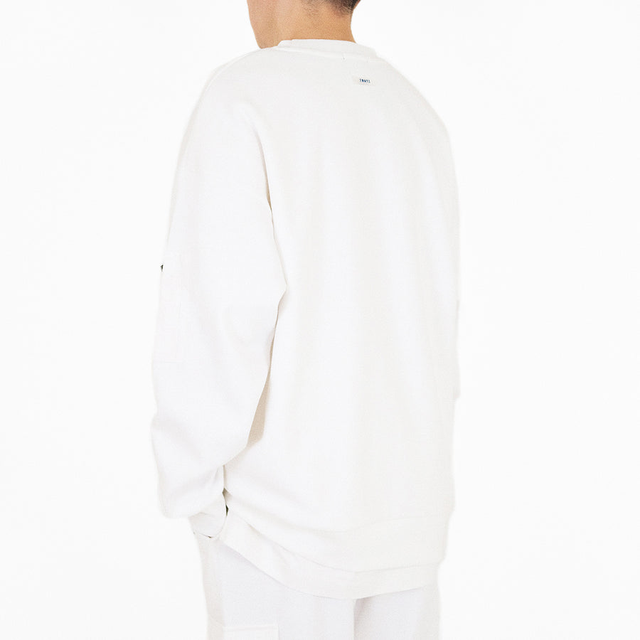 Men Printed Sweatshirt - Off White - SM2308120A