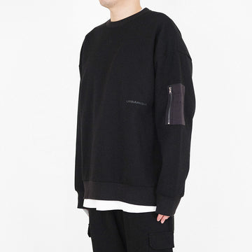 Men Printed Sweatshirt - Black - SM2308120C