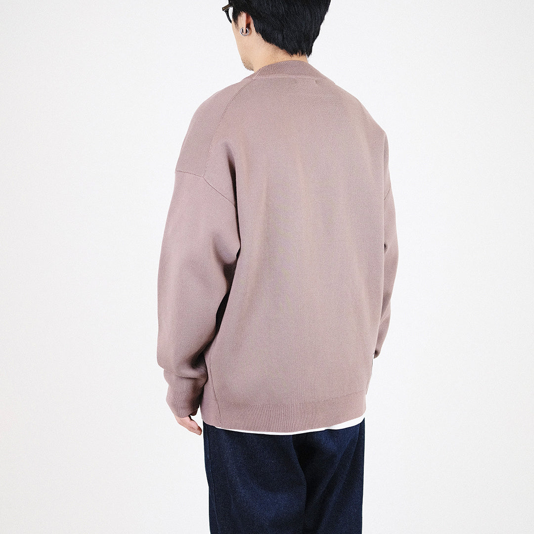 Men Oversized Cardigan - Brown - SM2308121C