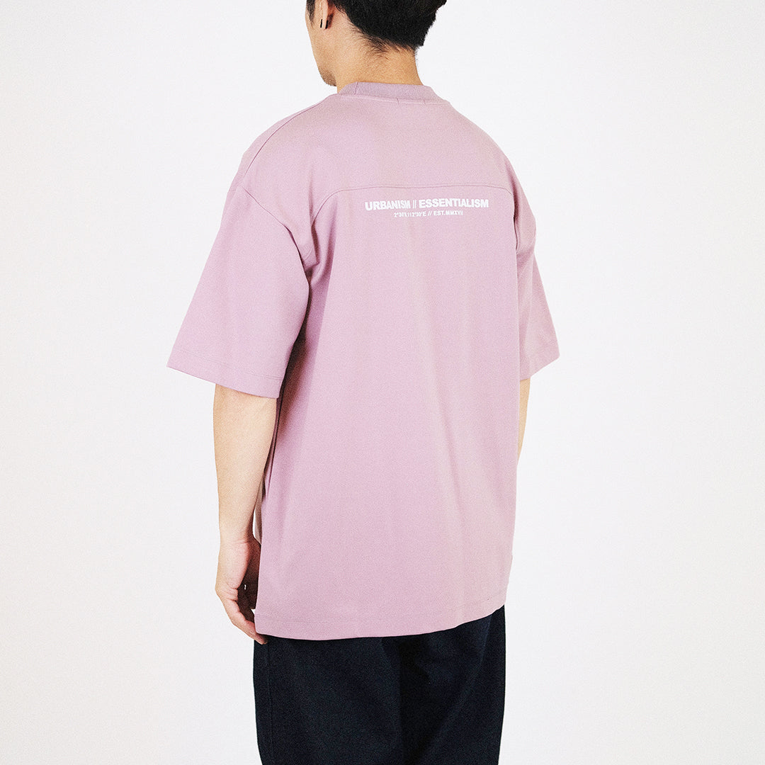 Men Printed Oversized Tee - Taupe - SM2309129B