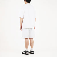 Men Oversized Waffle Top - Off White - SM2309130A