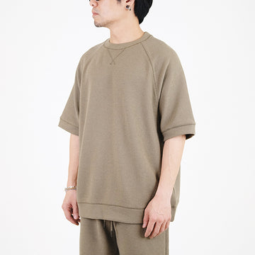 Men Oversized Waffle Top - Army Green - SM2309130C