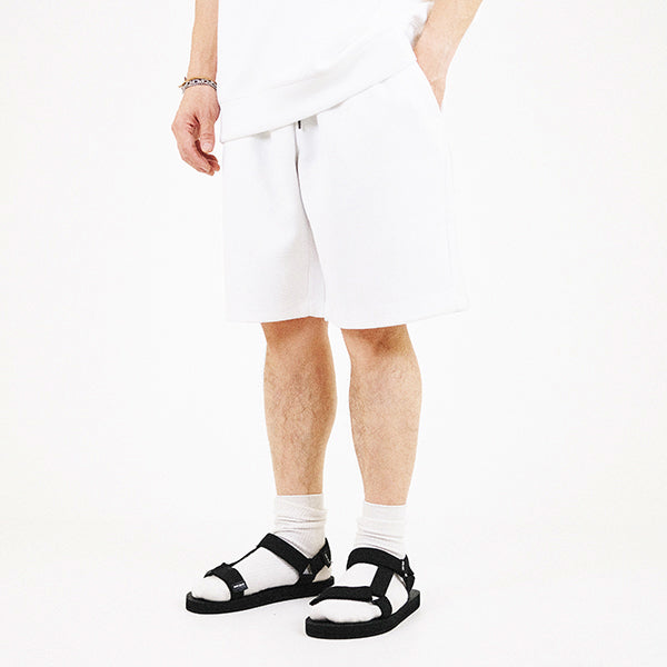 Men Waffle Knit Shorts - Off White - SM2309131A