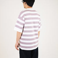 Men Oversized Stripe Sweater - Taupe - SM2309132A