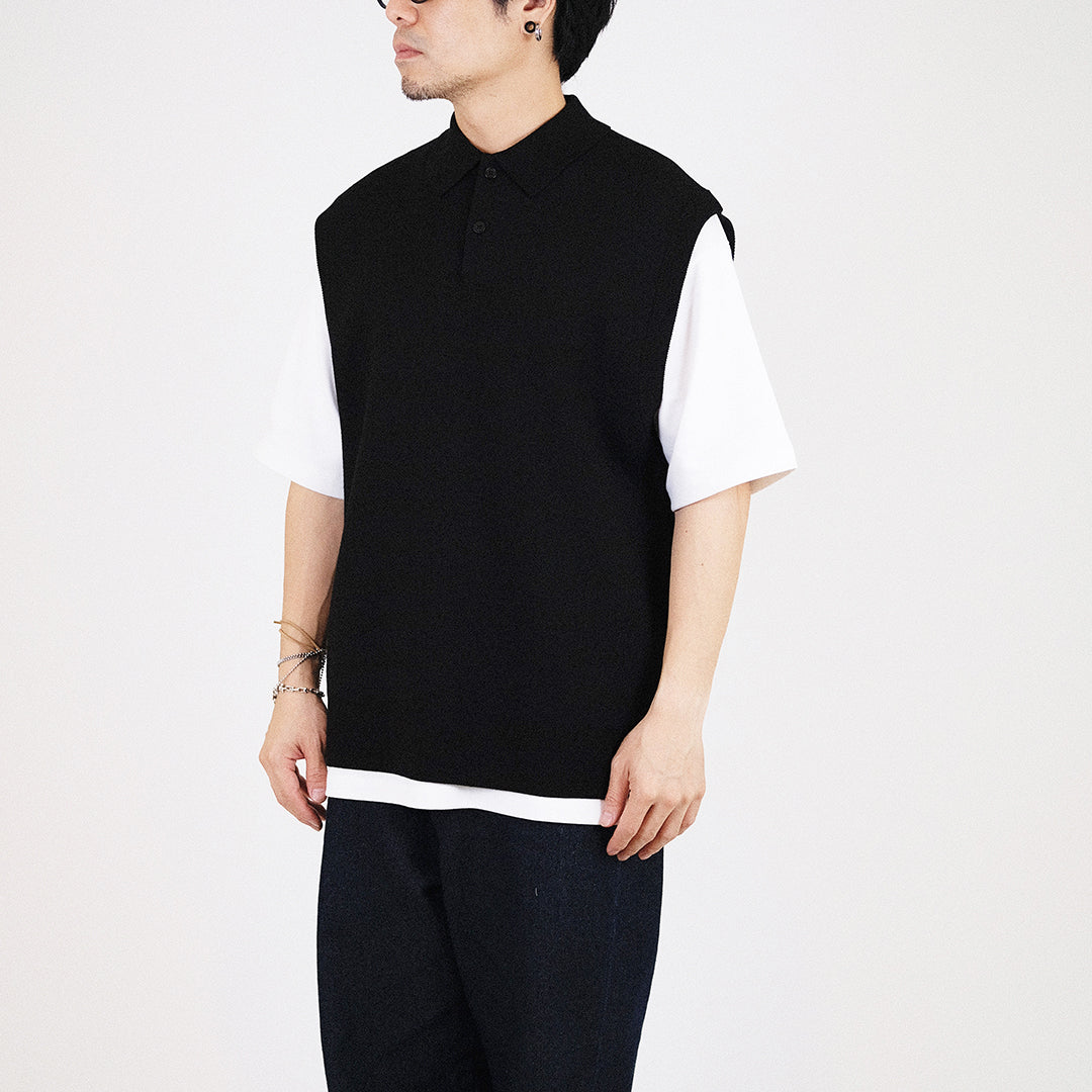 Men Vest Top - Black - SM2309134C