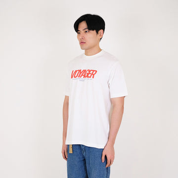 Men Graphic Tee - Off White - SM2310126A