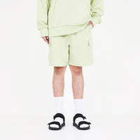 Men Cargo Sweat-Shorts - Green - SM2310147D