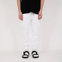 Men Cargo Sweatpants - Off White - SM2310148A