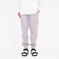 Men Cargo Sweatpants - Light Grey - SM2310148B